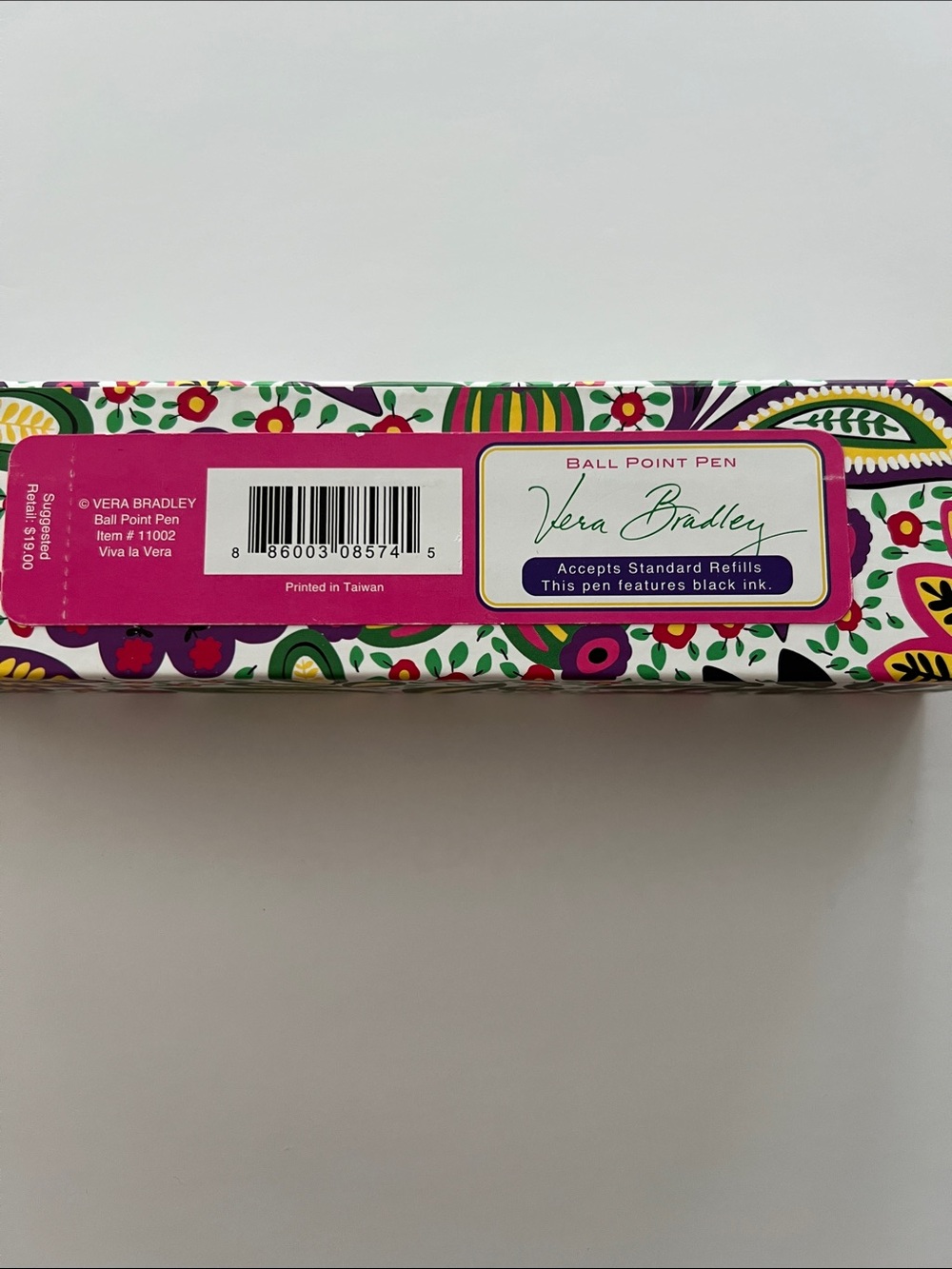 Vera Bradley Floral Pattern Ballpoint Pen - Picture 2 of 3